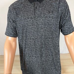Under Armour Black Heather Polo Shirt